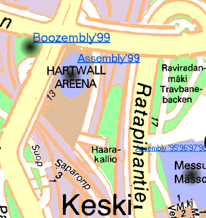 Boozembly/Assembly location map